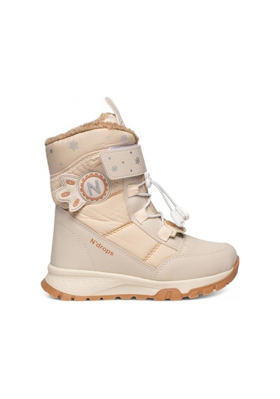 Kids Club Shoes Ndrops-014 İçi Yünlü Unisex Kar Botu Çocuk Bot Bej