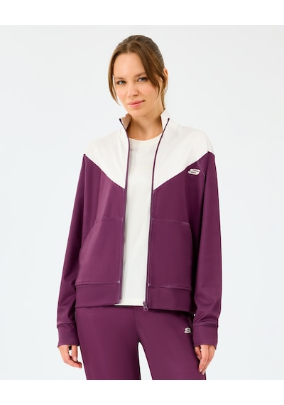 Skechers W Performance Track Suit Kadın Bordo Eşofman Takımı S212251-3877 Bordo