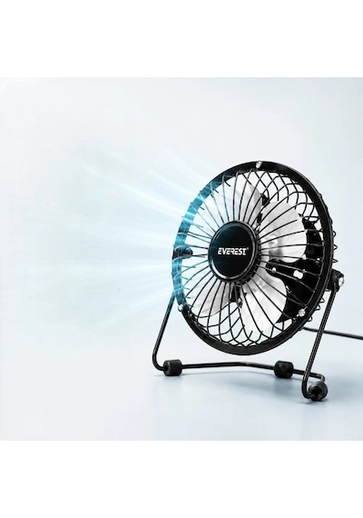 Masaüstü Mini Usb Fan - Metal Gövdeli - Ultra Sessiz Renkli