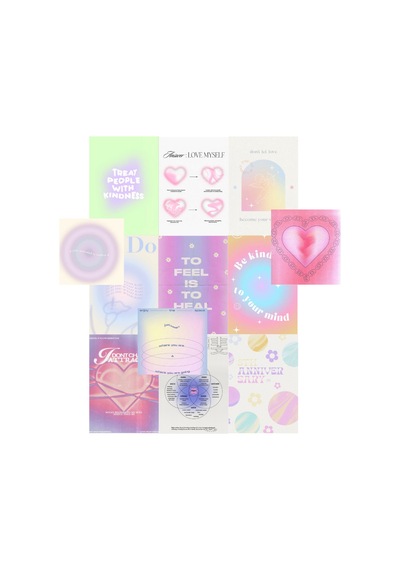 Mottolu Aura Angelcore Angel Number Poster Seti 12 Adet A5