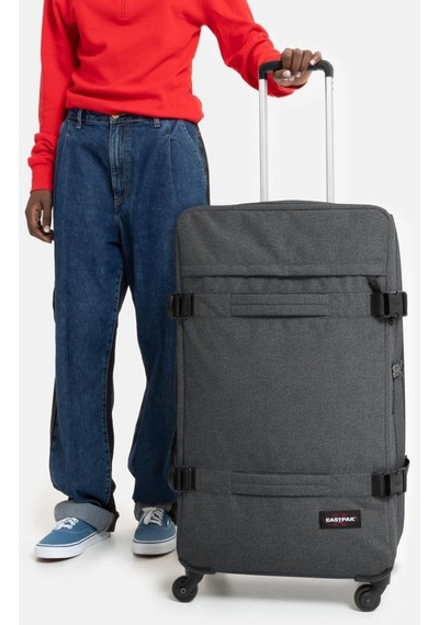 Eastpak Transit'r 4 L Siyah Denim Valiz Büyük Boy