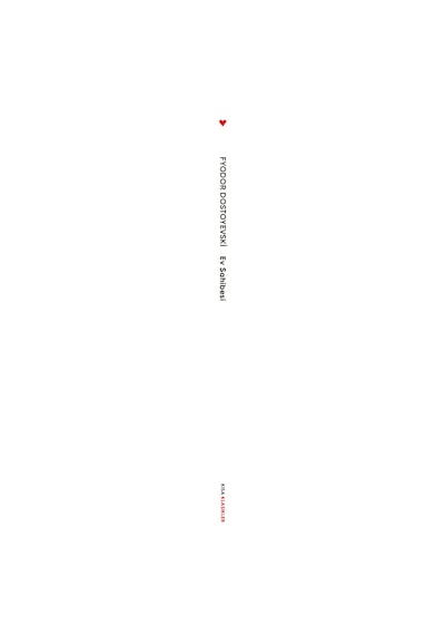 Ev Sahibesi - Fyodor Mihayloviç Dostoyevski  - Can Yayınları