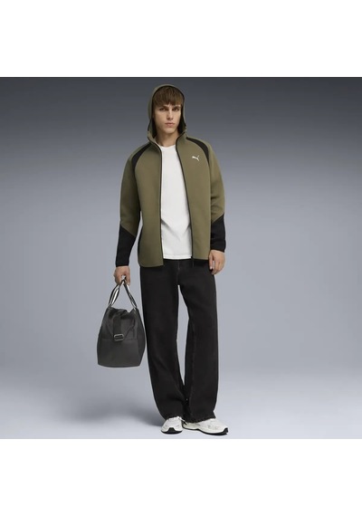 Puma Evostrıpe Fz Hoodie Dk Loden Green Erkek Yeşil Sweatshirt