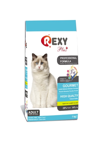 Rexy Gurme Etli Yetişkin Kedi Maması 1 KG