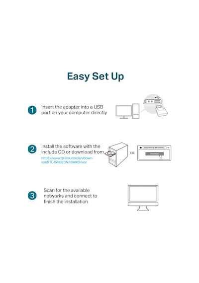 Tl-wn823n 300mbps Wi-fi Mini Usb Adaptör