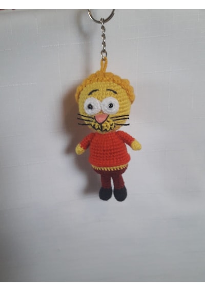 Amigurumi Kral Şakir Anahtarlık