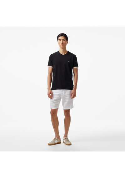 Nautica Erkek Siyah Regular Fit T-shirt Düz V55225t SIYAH