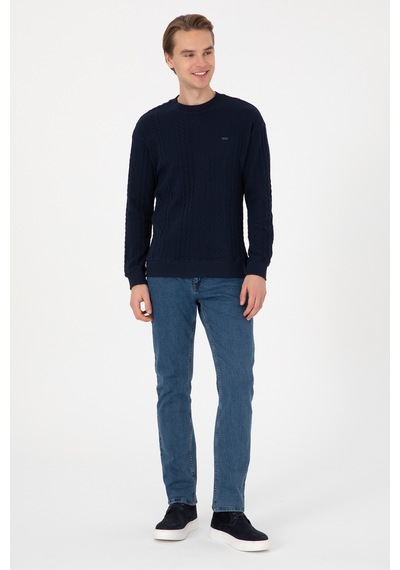U.s. Polo Assn. Erkek Lacivert Sweatshirt 50308909-vr033 Lacıvert