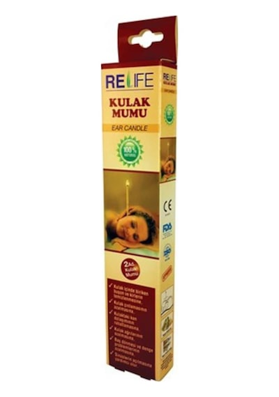 Vakumlu Ear Candle Doğal Kulak Temizleme Mumu Çubuğu
