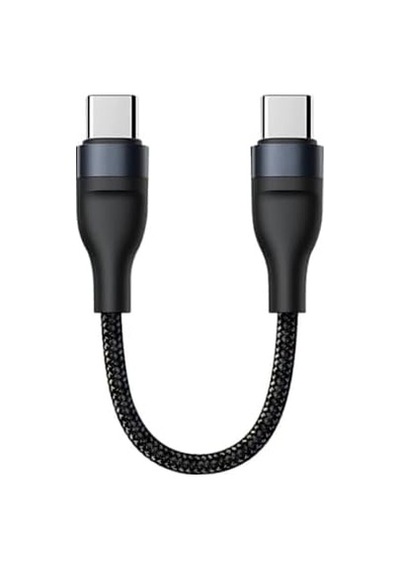 Super Şarj 5a 66w Type-c Şarj Kablosu Kısa Type-c Powerbank Şarj Kablosu Örgü Kopmaz Kablo