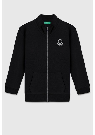 United Colors Of Benetton Erkek Çocuk Bnt-b23351 Sweatshirt Siyah-1900 SIYAH
