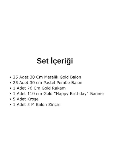 4 Yaş Retro Gold Pembe Balon Happy Birthday Banner Gold Rakam Doğum Günü Süsleme Çok Renkli