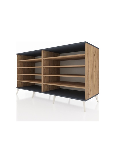 Kronos Konsol 8 Raflı 176x59x99 Çam-antrasit/çam Çam-antrasit/çam Kronos Konsol 8 Raflı 176x59x99 Çam-antrasit/çam Çam-antrasit/çam