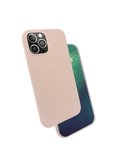 Apple Uyumlu iPhone 12 Pro Uyumlu Zore Silk Silikon-pembe Pembe -