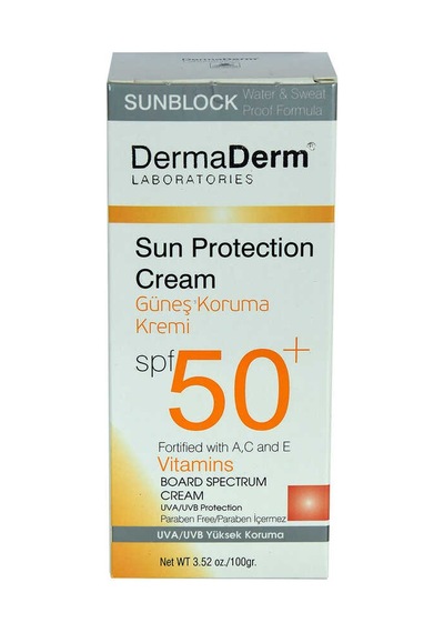 Güneş Koruma Kremi Spf 50+ Faktör Parabensiz Uva/uvb Yüksek Koruma 100 Gr