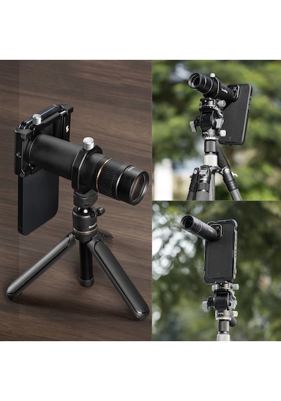 Smallrig 4737 Cep Telefonu İçin 8x Telefoto Lens T-montaj