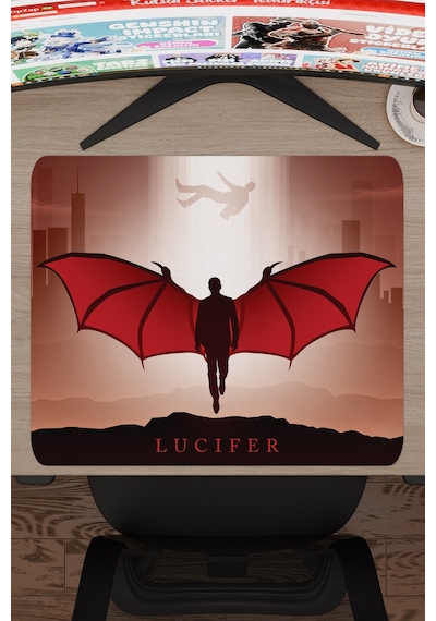Lucifer V5 48x40 Xl Gaming Kauçuk Kaymaz Taban Mouse Pad Fare Altlığı