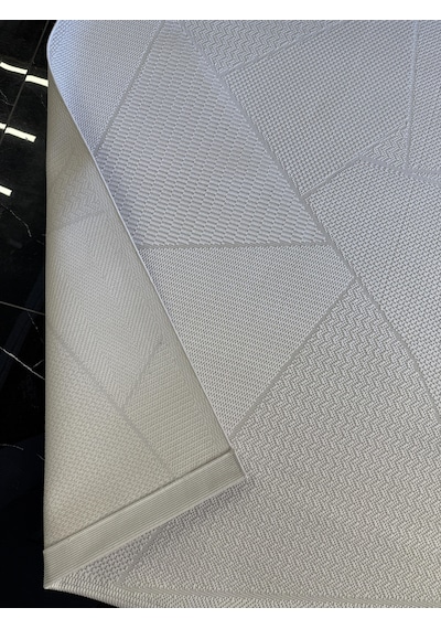Eko Mono Mno Lux 01 Vizon Hav Toz Vermez Kaymaz Tabanlı Şık Kilim Krem
