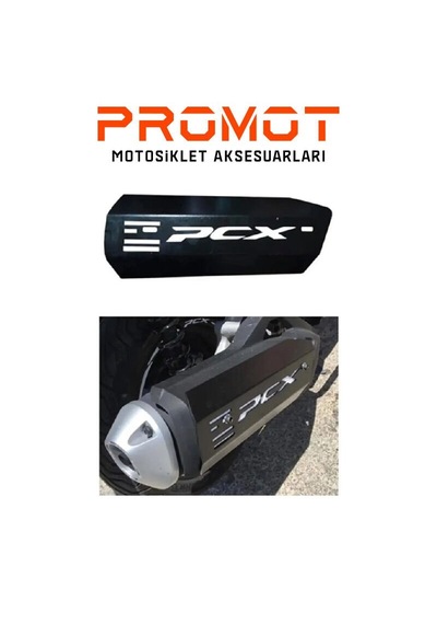Aegıs Motosiklet Yedek Parçası - Pcx Uyumlu Egzoz Koruma Siyah Renk 2021-2026