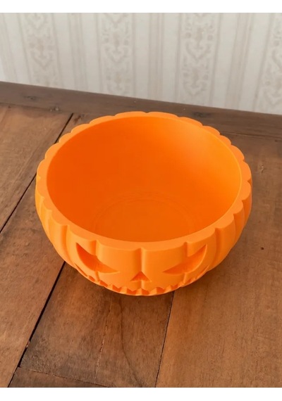 Halloween Cadılar Bayramı Dekoratif Balkabağı Şekerlik Kase Masa Üstü Dekor