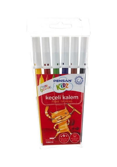 Pensan Kidz Keçeli Kalem 6'lı