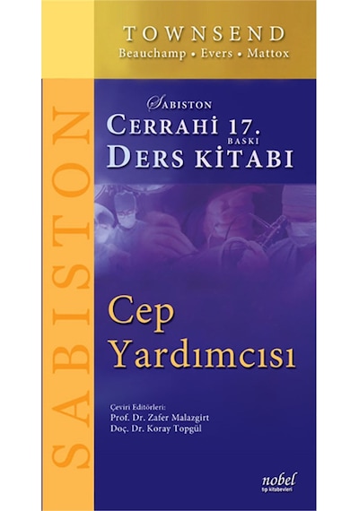 Sabiston - Cerrahi Ders Kitabı - Cep Yardımcısı- Nobel Tıp Kitabevleri