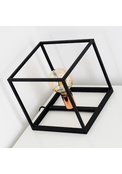Riolight Modern Küp Metal Abajur 25Cm X 25Cm (538283646)