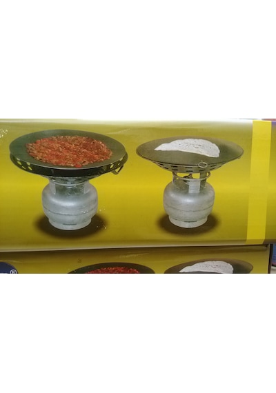 Gryn Tüplü Sac 45 Cm Ekmek Katmer Kavurma Sacı Çift Fonk Tup Ustu