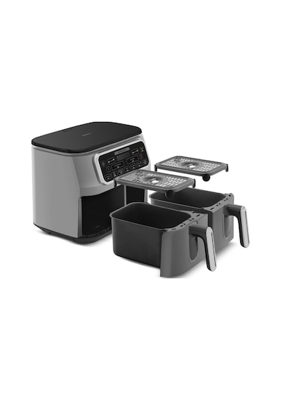 Karaca Air Pro Cook Duo Ev Yemeği Xxxl 8 Kişilik Airfryer 4 + 4 L
