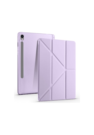 Galaxy Uyumlu Tab S10 Fe Tablet Kılıf Kalem Bölmeli Standlı Lüx Smart Cover Kapaklı Kılıf