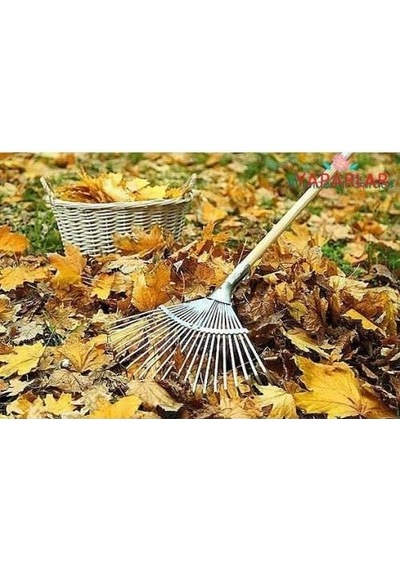 Yaprak Tırmığı Ayarlı Yaparlar Metal Tırmık +sapı