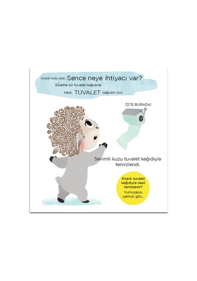 Sevimli Kuzu Kırpık 2 li Seri (Banyo Zamanı-Tuvalet Eğitimi)