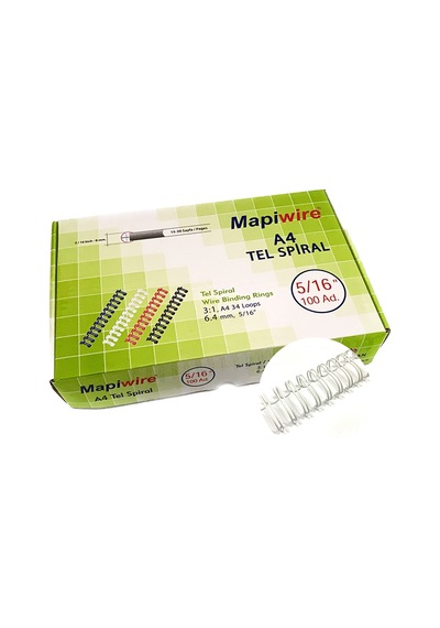 Mapiwire 5/16 Kutu Tel Beyaz 100 Ad.