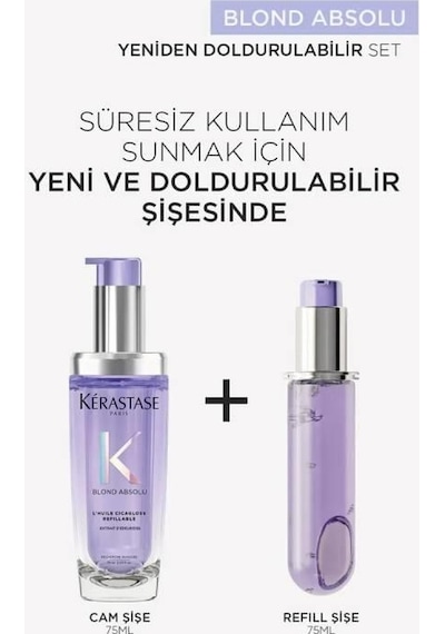 Blond Absolu L'huile Cicagloss Sarı Saçlar Için Saç Bakım Yağı 75 Ml