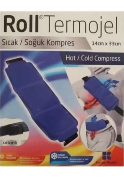 Roll  Termojel Cırtcırtlı Sıcak - Soğuk Kompres 14 Cm X 33 Cm