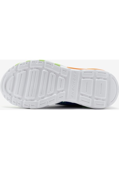 Skechers Flex - Glow Bolt Büyük Erkek Çocuk Mavi Işıklı Spor Ayakkabı 400138l Rymt Mavi