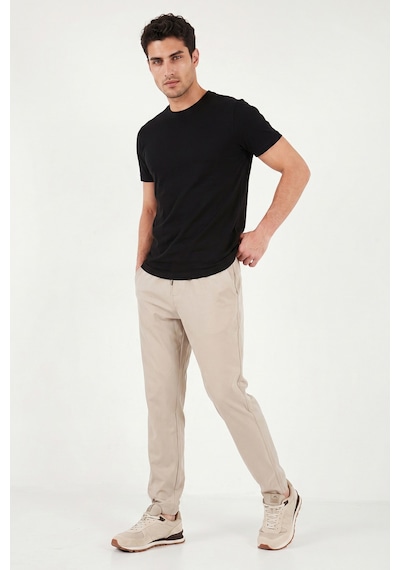 Buratti Slim Fit Normal Bel Boru Paça Denim Pantolon Erkek Kot Pantolon 5545c82mılano Bej