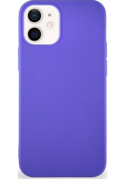 Apple Uyumlu  iPhone 12 Mini Kilif Soft Premier Renkli Silikon Kapak 496038973