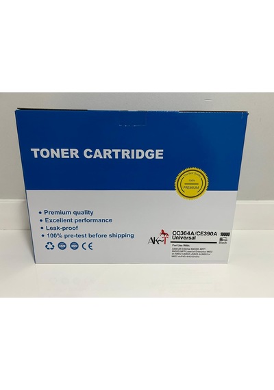 Ak Hp Cc364a/ce390a Siyah Uyumlu Toner 10000 Sayfa