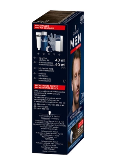 Schwarzkopf Men Perfect Saç Boyası 70 - Koyu Kahve X 2 Adet