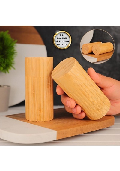 Mien Bambu Uzun 2 Li Tuzluk Biberlik 7b05 Ahşap