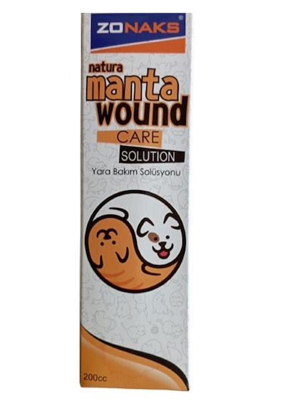 Zonaks Manta Wound Care Kedi Köpek Güvercin ve Kuşlar İçin Yara Bakım Kremi 200 ML
