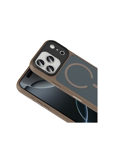 Nihcase Apple Uyumlu iPhone 17 Pro Max Kılıf Mat Manyetik Şarj Özellikli Flet Armor Kapak