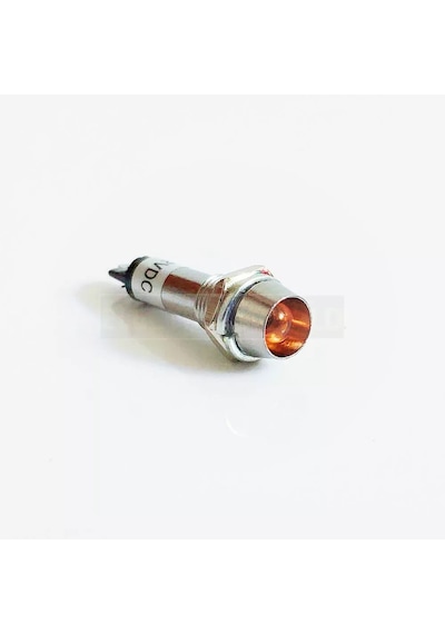 Ic-225 220V Ac 8Mm Sinyal Lambası Metal Led Lamba 10 Adet-Yeşil