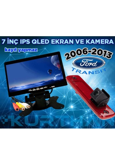 Transit 2016-2013 Uyumlu Park Kamerası Ve 7 İnç Ips Monitör 12 V