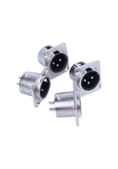 Losen La1092 Xlr 3-pin Erkek Soket Konnektör 10 Lu Paket