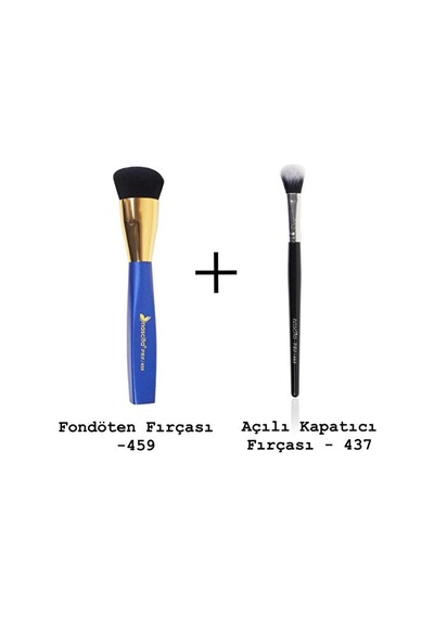 Fondöten Fırçası 459 + Açılı Kapatıcı Fırçası 437