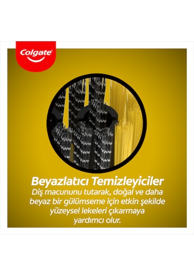 Colgate 360 Charcoal Gold Yumuşak Diş Fırçası 2'li + Diş Fırçası Kabı