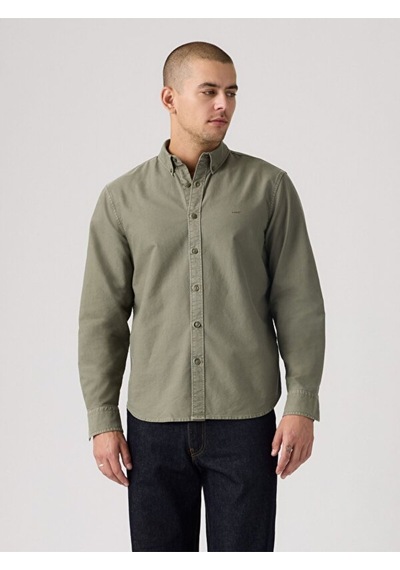 Levi's Erkek Uzun Kollu Haki Gömlek - A7210-0053 Haki