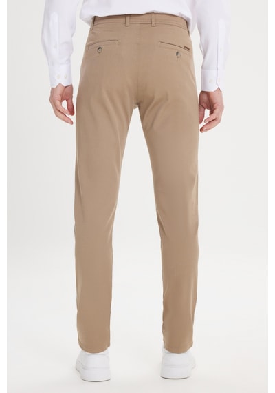 Ac&Co / Altınyıldız Classics Slim Fit Dar Kesim Pamuklu Esnek Chino Erkek Pantolon - Camel
